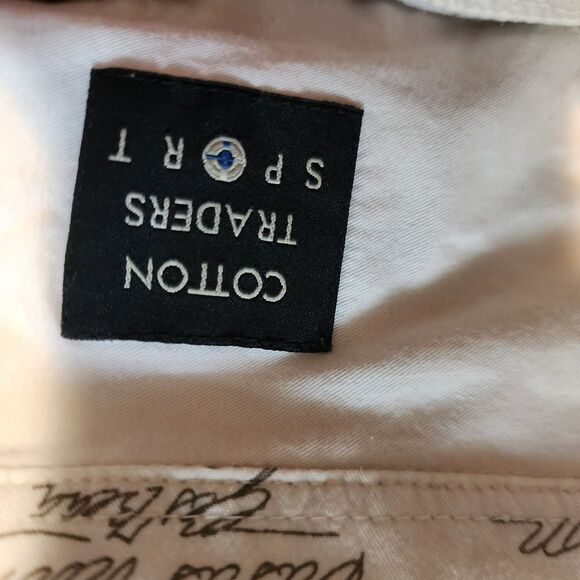 Cotton Traders Sport Polo Patriotic American Flag USA Mens Size XXL Signatures - Picture 9 of 10